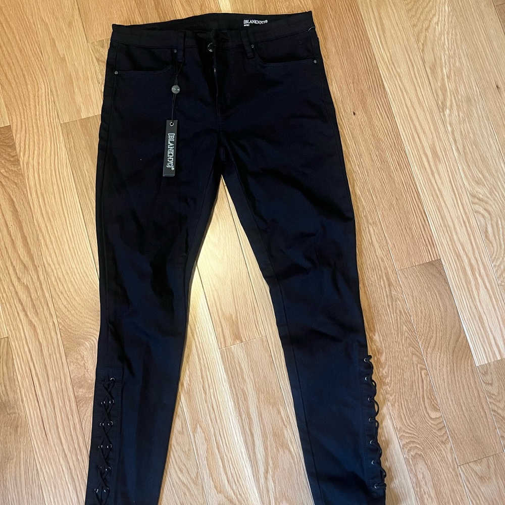 Blank NYC Black High-Rise Skinny Jeans